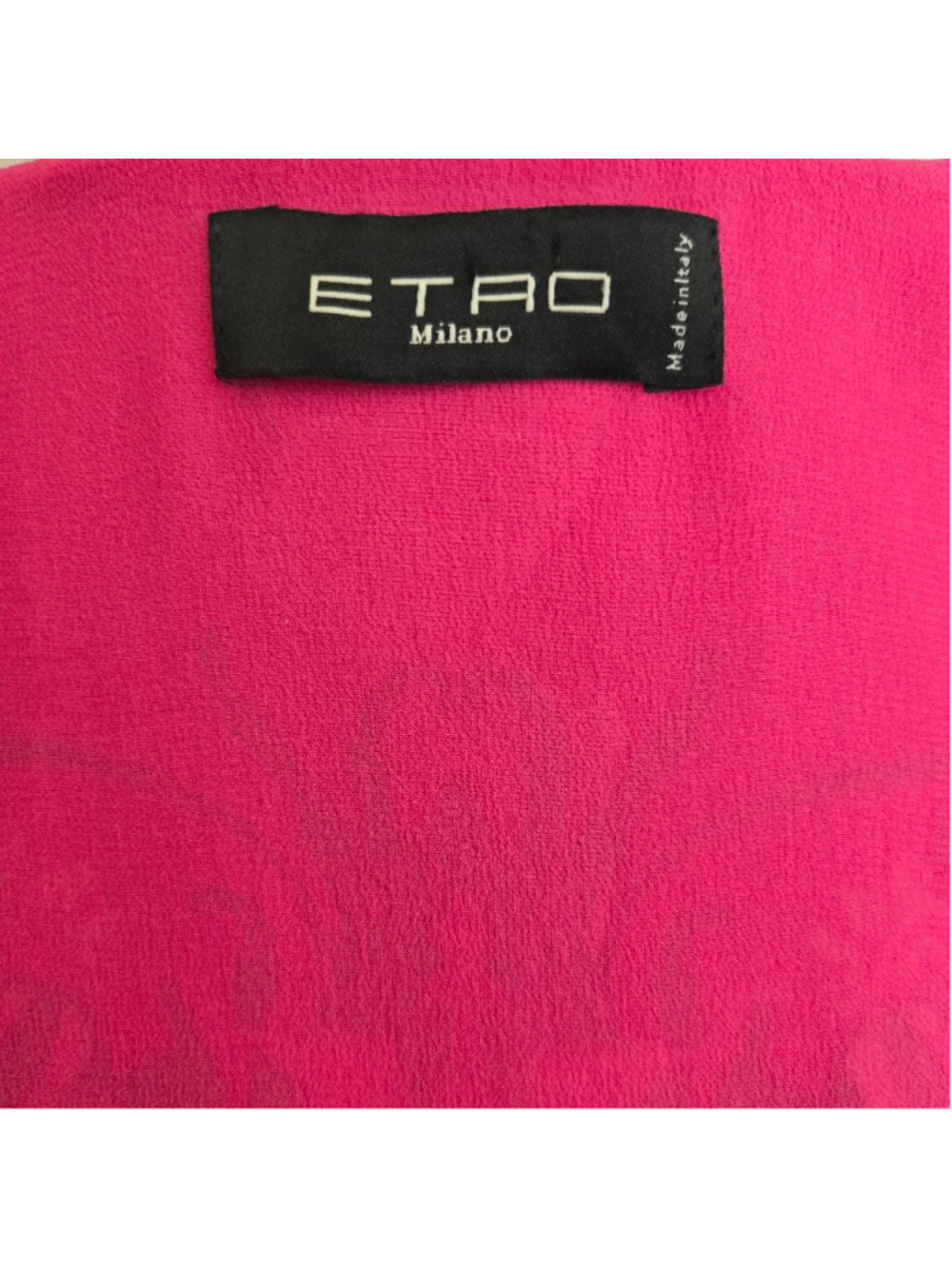 Etro Pink Floral Fringe Silk Kimono Shrug one size - Picture 11 of 16